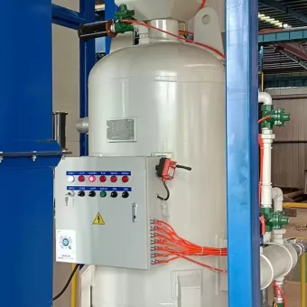 Tipo de recuperación parcial Sala de explosión de arena