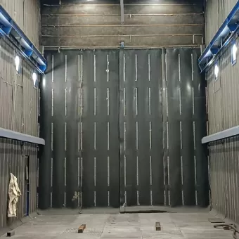 Tipo de recuperación parcial Sala de explosión de arena