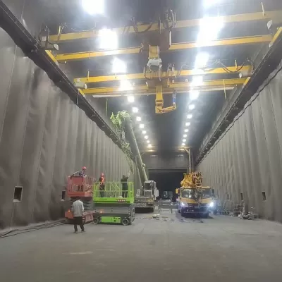 Sala de explosión de arena robótica