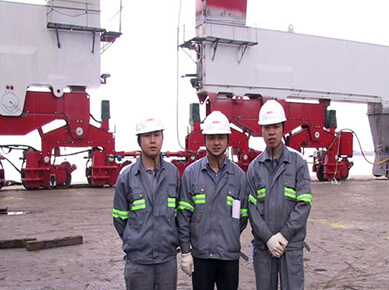 Anticorrosión de maquinaria portuaria