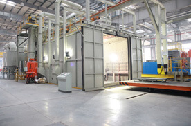 Máquina de explosión de disparo de correa de malla QWD