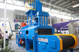 Máquina de explosión de disparo de correa de malla QWD