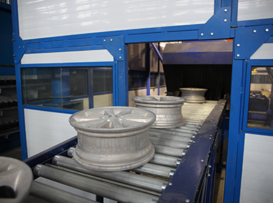 Limpieza de fundiciones de metal no ferroso y acero inoxidable