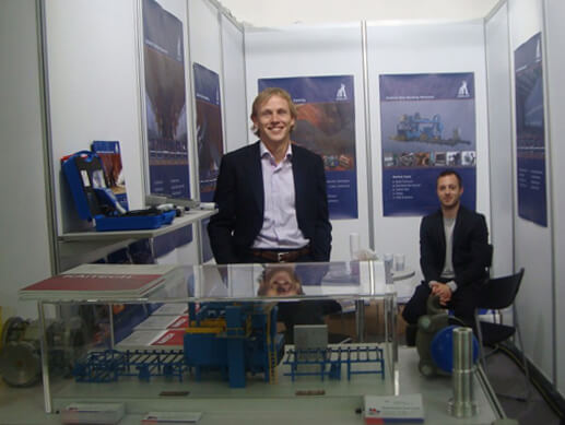 Shandong Kai Tai y Airblast B.V, una subsidiaria de los Países Bajos, exhibida conjuntamente en Bauma Alemania 2013