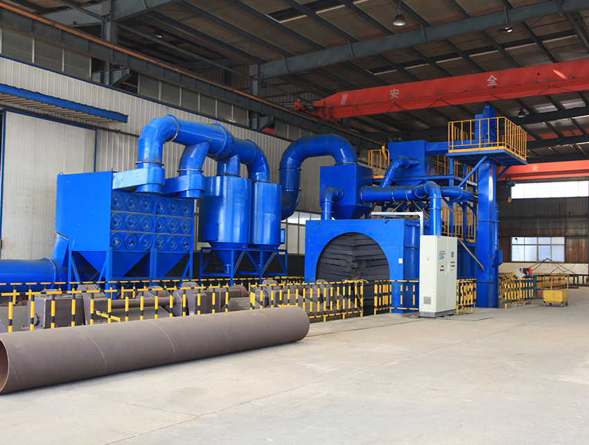 Máquina de explosión de disparo especial de la pared del tubo de acero QGW