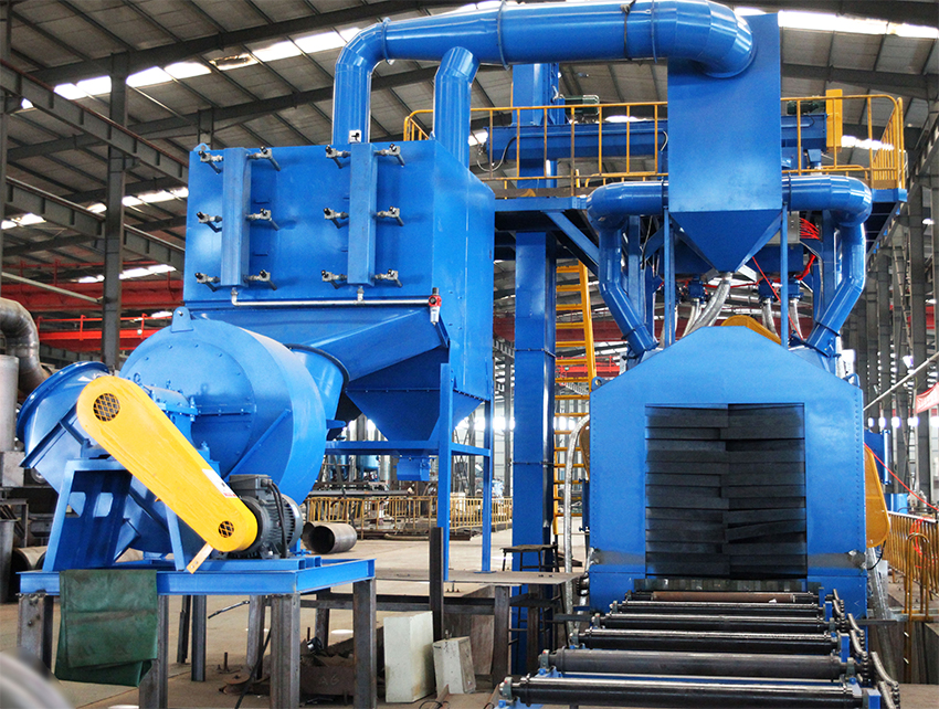 QH69 Serie H Beam Máquina de explosión especial de disparo