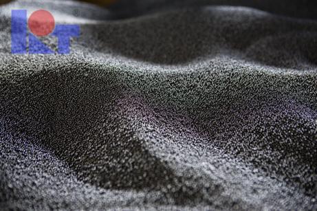 Proceso de producción de arena de acero fundido