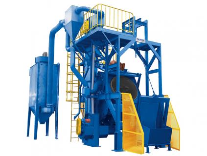 Details of Drum Type Shot Blasting Machine